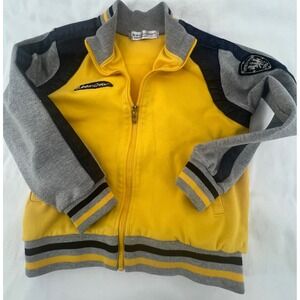 Intercrew Baby Group Yellow Gray Zip Up Track Jacket Boys Girls Size 11